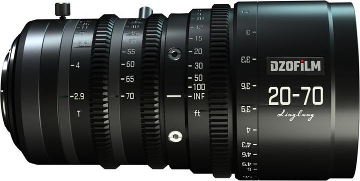 Image du produit Dzofilm Linglung 20-70 T2.9 MFT métrique (Monture C, Micro Four Thirds)