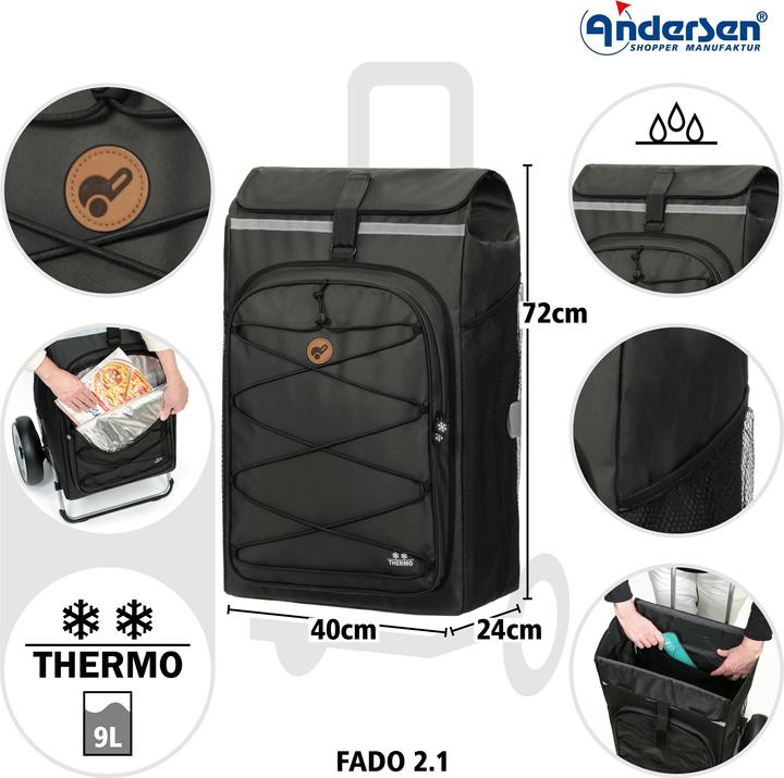 Image du produit Andersen Fado 2.1 noir
