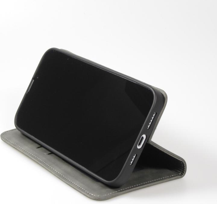 Actual product image PhoneLook Etui cuir Flip Wallet vintage avec fermeture aimantée et compartiment cartes (Apple iPhone 15 Pro)