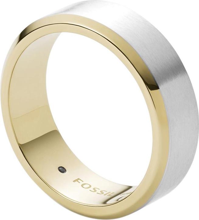 Actual product image Fossil Mens Dress Ring (56, Steel)