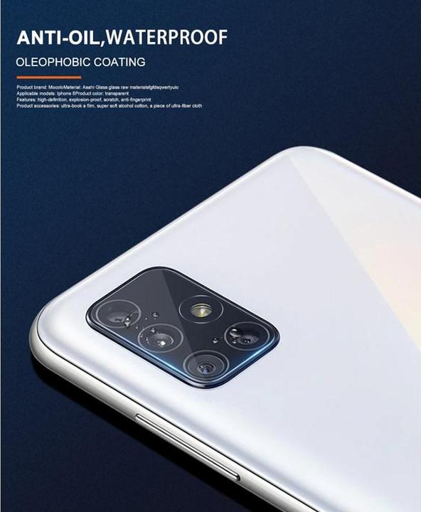 Actual product image Mocolo Kameraobjektiv – Schutzglas für das Samsung Galaxy A51 Kameraobjektiv (Samsung Galaxy A51)