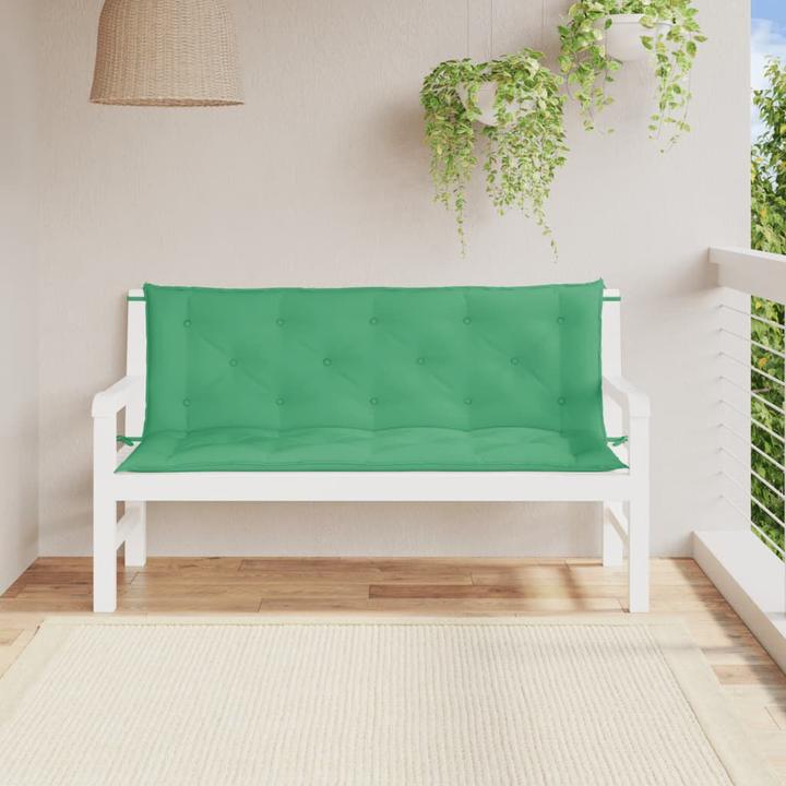 Immagine prodotto VidaXL Cuscini per panca da giardino 2 pezzi. Tessuto O x Ford (150 x 50 x 7 cm)