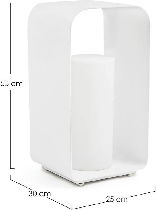 Produktbild Bizzotto LED-Bodenleuchte Ridley weiss 45