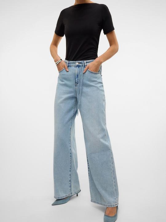 Produktbild Vero Moda VMWIEN Mid Rise Weiter Beinschnitt Jeans Weit geschnitten (W28/L32)
