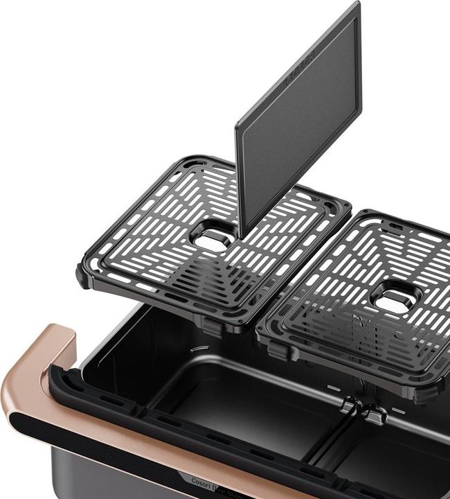 Productafbeelding Cosori Twinfry Airfryer - XXL heteluchtfriteuse 10 liter - 2 maaltijden tegelijk bereiden byDivider- 6