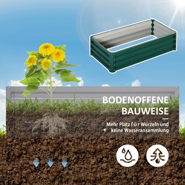 Actual product image Outsunny Bed with open base and curved top edges