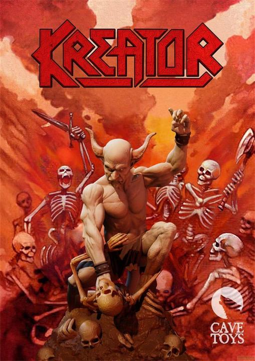 Produktbild Cave Toys Kreator Statue 1/10 Kreator Pleasure to Kill Bloody Ver. 13 cm