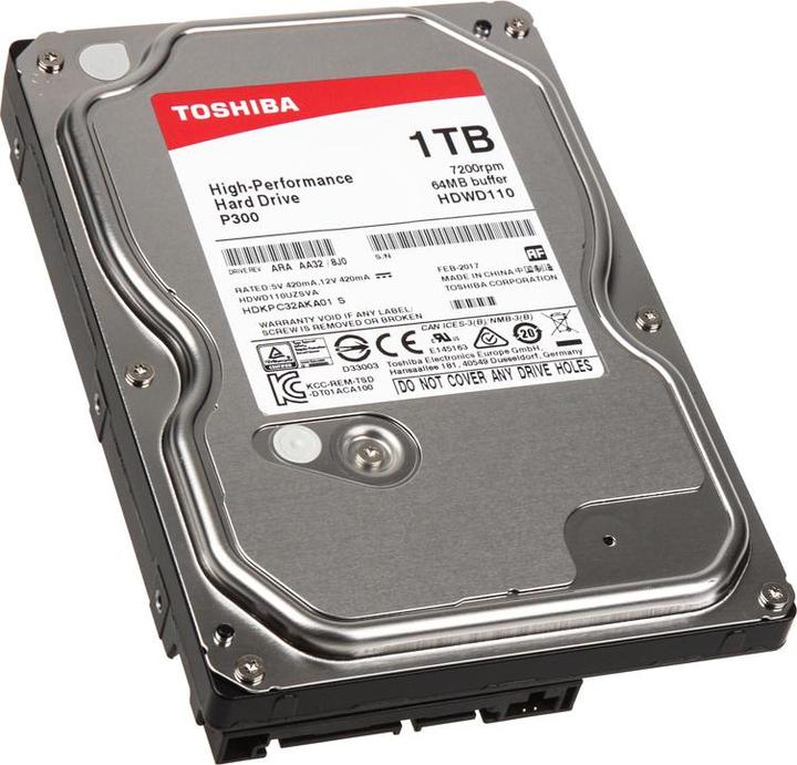 Produktbild Toshiba P300 (1 TB, 3.5", CMR)