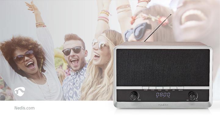 Produktbild Nedis FM-Radio RDFM5200BN (FM, AM, Bluetooth)
