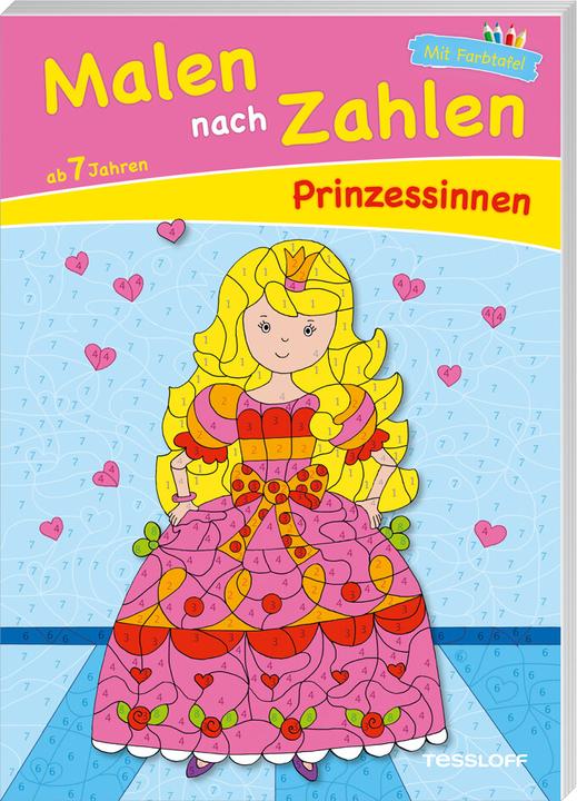 Tessloff Malen nach Zahlen Prinzessinnen ab 7 Jahren