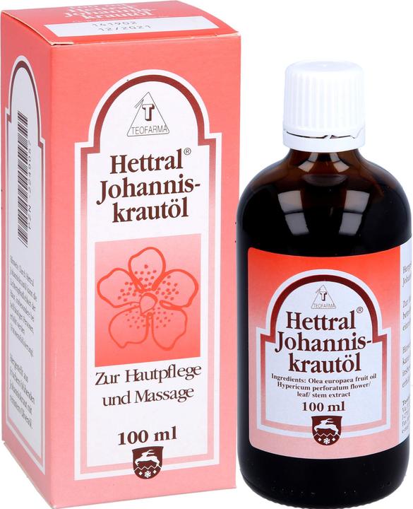 Actual product image Teofarma Hettral St John's wort oil, 100 ml oil (Body oil, 100 ml)