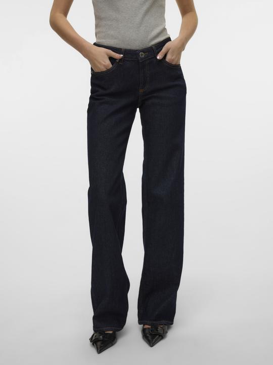 Immagine prodotto Vero Moda VMVANESSA Niedrige Taille Weiter Beinschnitt Jeans Weit geschnitten (W30/L34)
