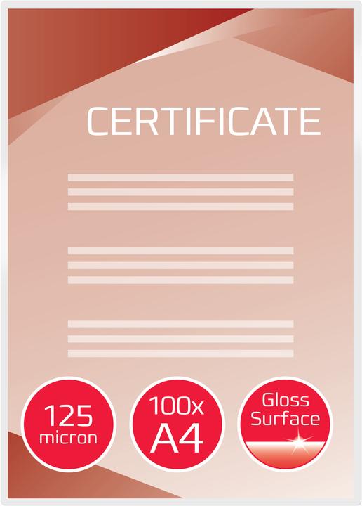 Actual product image GBC Laminating foil (A4, 100 Piece, 125 µm)