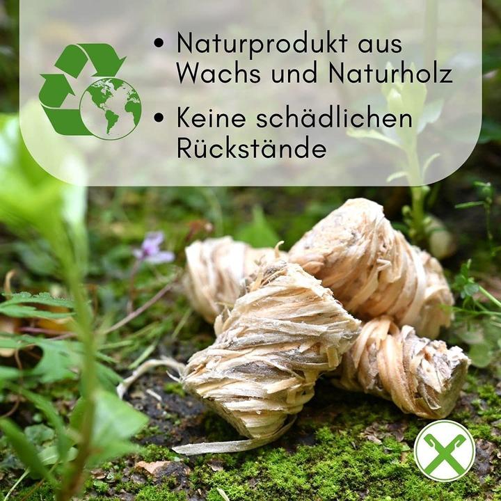 Productafbeelding Raiffeisen-Waren Vuurballen voor het aansteken van tegelkachel, open haard-2,5 kg doos ca. 200 stuks