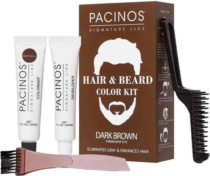 Image du produit Pacinos Signature Line Haar- und Bartfärbeset (brun)