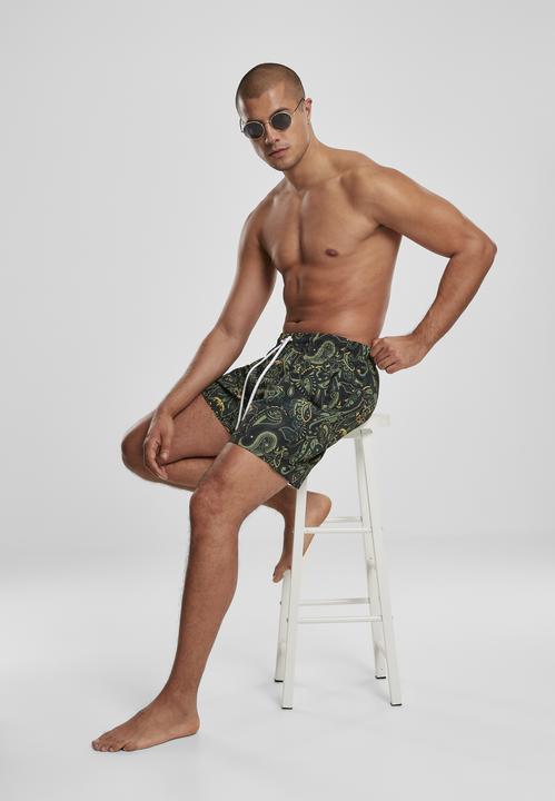 Actual product image Urban Classics Paisley Swim Shorts (L)