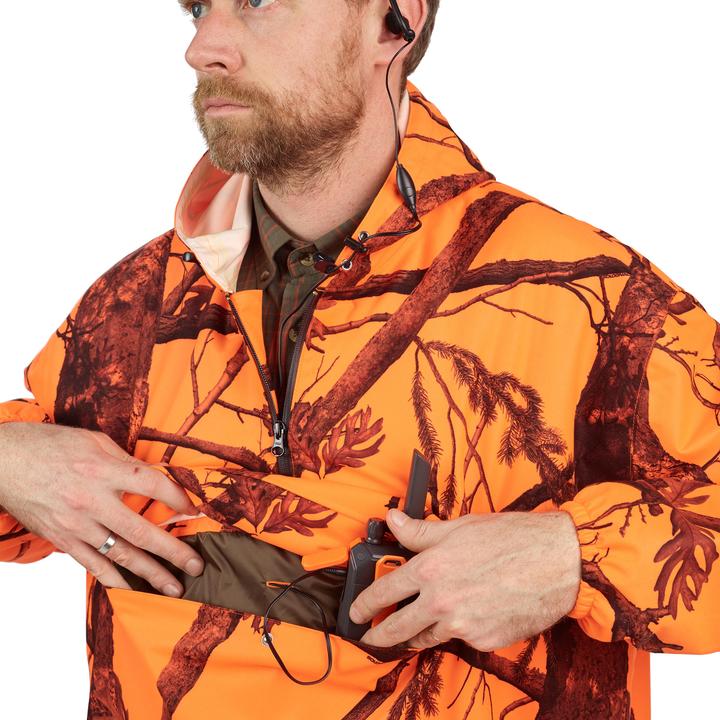 Produktbild Solognac Regenponcho 500 camouflage / orange