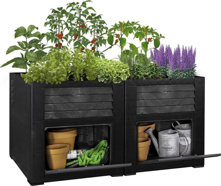 Produktbild Fs-Star Garten Hochbeet 400 Liter, mit Staufächer