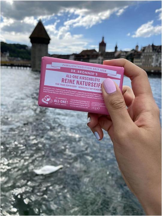 Actual product image Dr. Bronner's Cherry Blossom (Curd soap)