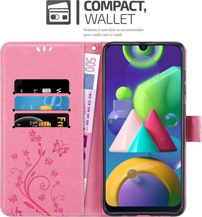 Productafbeelding Cadorabo Bloemen Boekomslag (Samsung Galaxy M31)
