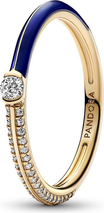Immagine prodotto Pandora ME Anello doppio pavé e blu (56)
