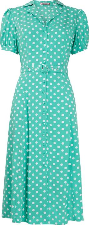 Joe Browns Polka Dot Button Through Collared Midi Dress