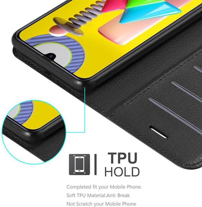 Actual product image Cadorabo Book with stand function cover (Samsung Galaxy M31)