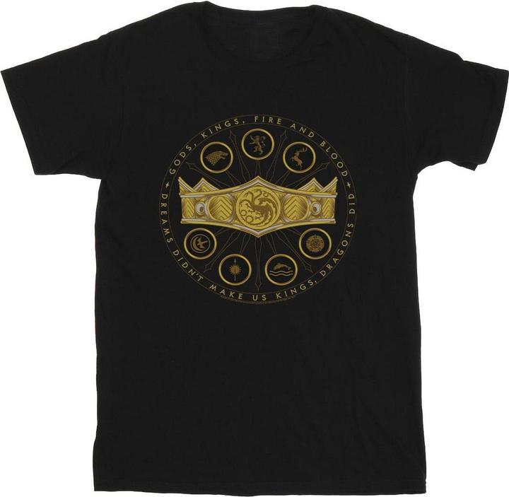 Produktbild Game of Thrones Gods Kings Fire And Blood TShirt (M)