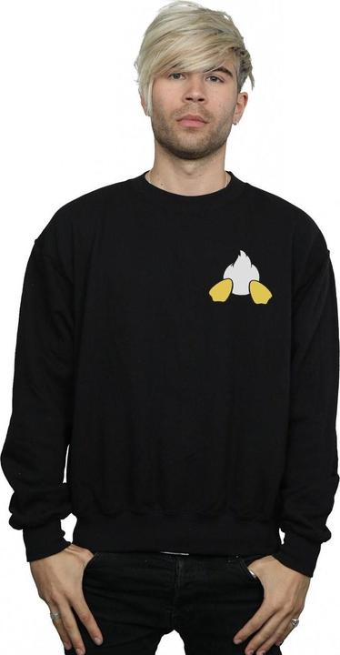 Actual product image Disney Mens Donald Duck Backside Breast Print Sweatshirt (XXL)