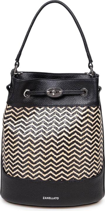 Image du produit Zanellato monda wicker s bucket bag color black