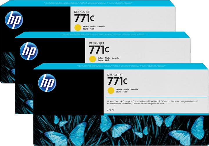 HP Tinte Large Format yellow Orig.Nr. B6Y34A (Y)