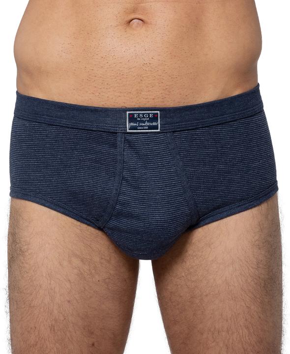 Actual product image ESGE 3-pack - fine rib jeans briefs with opening (XL, pack of 3)