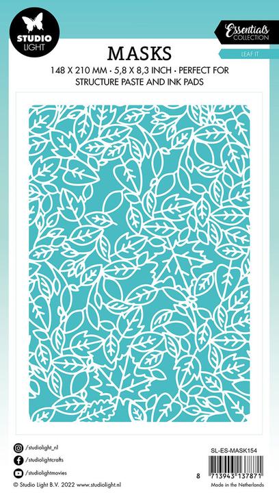Actual product image Studio Light | Essentials Mask Stencil Leaf it
