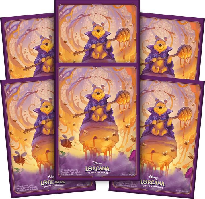 Produktbild NoName Disney Lorcana Trading Card Game: Azurblaues Meer - Kartenhüllen Winnie Puuh
