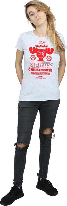 Image du produit National Lampoon´s Vacation National Lampoon's Christmas Vacation - T-shirt MERRY CHRISTMOOSE - Femme (XL)