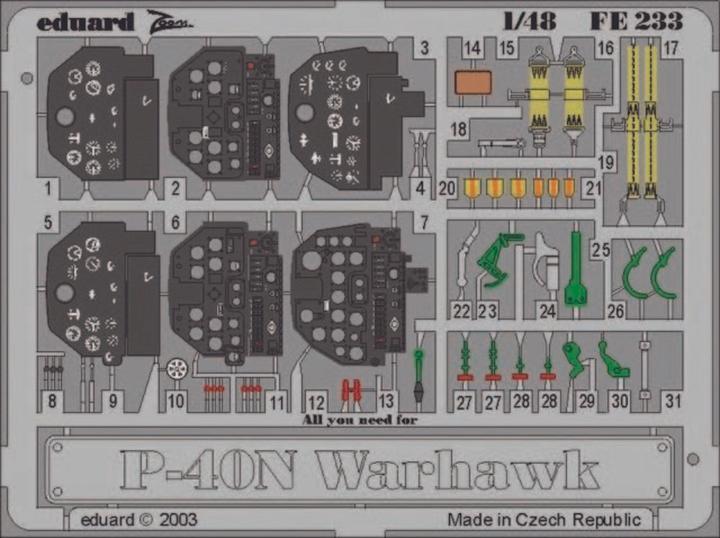 Produktbild Eduard P-40N Warhawk