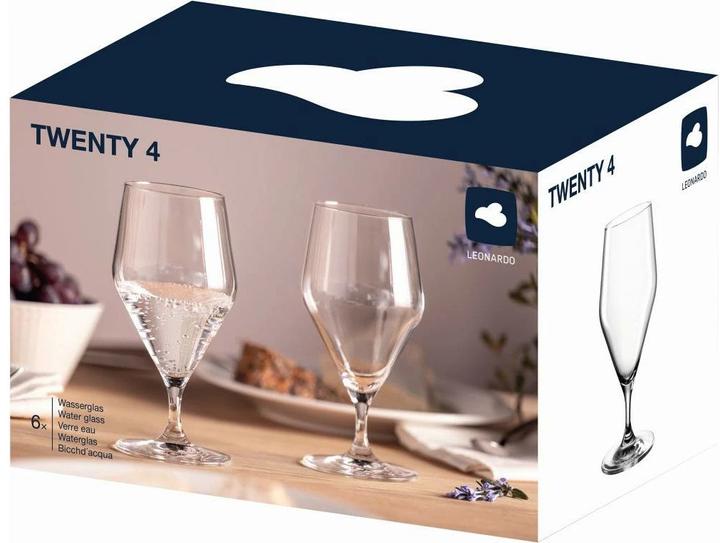 Actual product image Leonardo Drinking glass Twenty4 330 ml, 6 pieces, Transparent (0.33 l, 6 x)