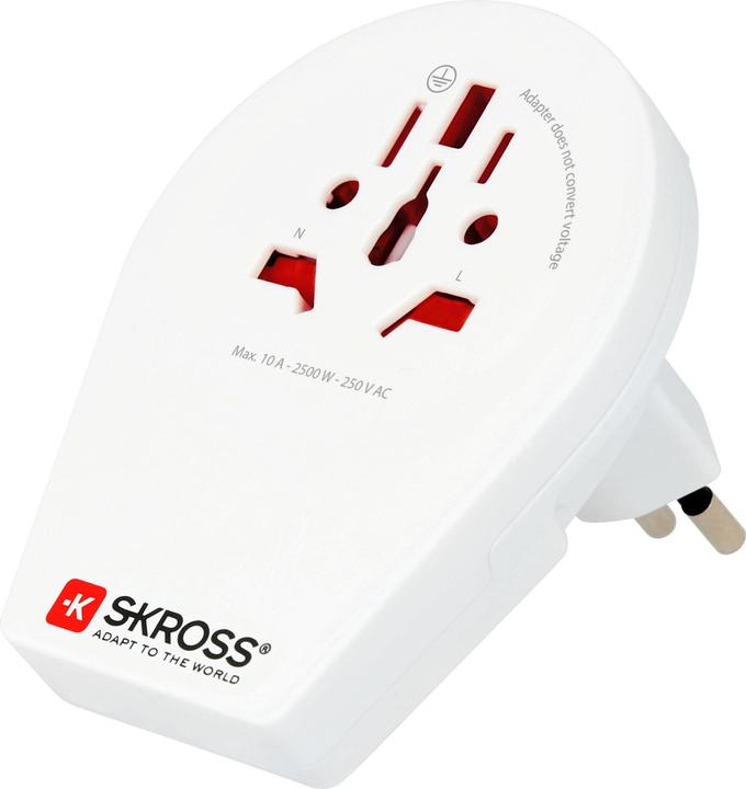 Actual product image Skross World to CH Italy Brasil