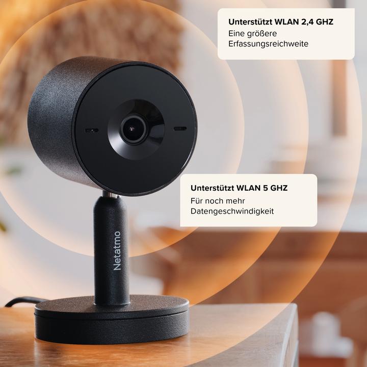 Produktbild Netatmo Smarte Innenkamera Advance (schwarz)210 (2560 x 1440 Pixels)