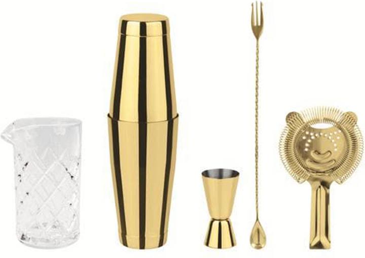 Actual product image Paderno Drink Mixer Set Crystal 0.79 l, Gold (Cocktail set)