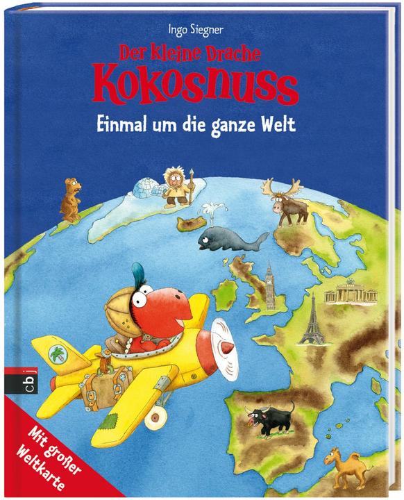 Actual product image Der kleine Drache Kokosnuss. Einmal um die ganze Welt (German, Ingo Siegner, 2014)
