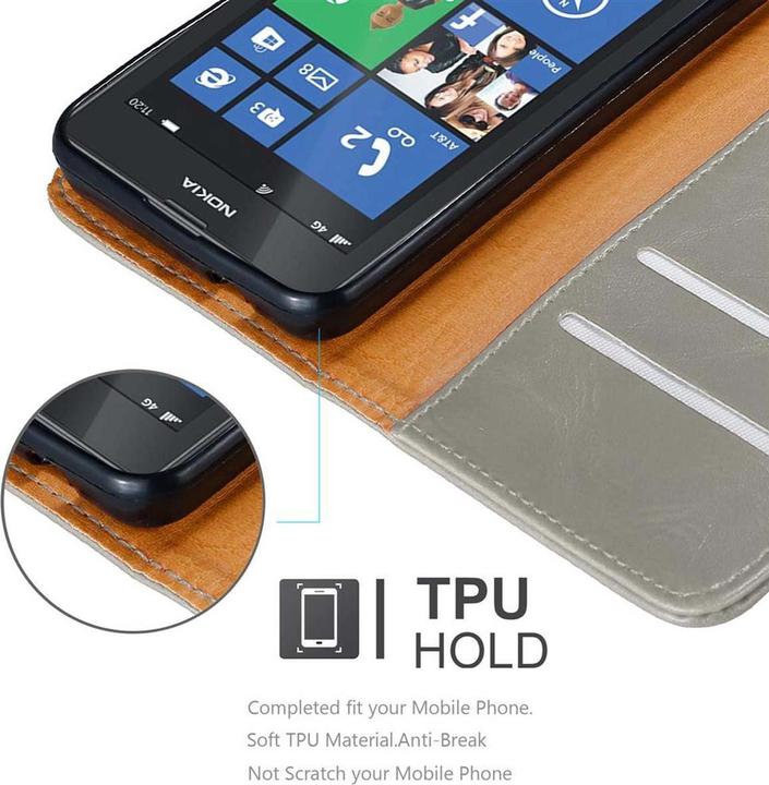 Produktbild Cadorabo Book Luxury Cover (Nokia Lumia 520)