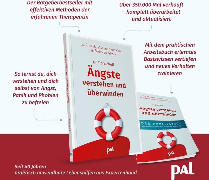 Produktbild Ängste verstehen und überwinden – das Arbeitsbuch (Deutsch, Dr. Doris Wolf, 2024)