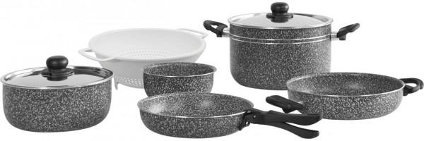 Actual product image Berger Stone Rock saucepan set 10 pcs.