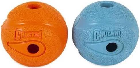 Produktbild Chuckit! CHUCK IT! The whistler dog ball M - Hundeball - 2 Stück(e) (Kauspielzeug Hund)