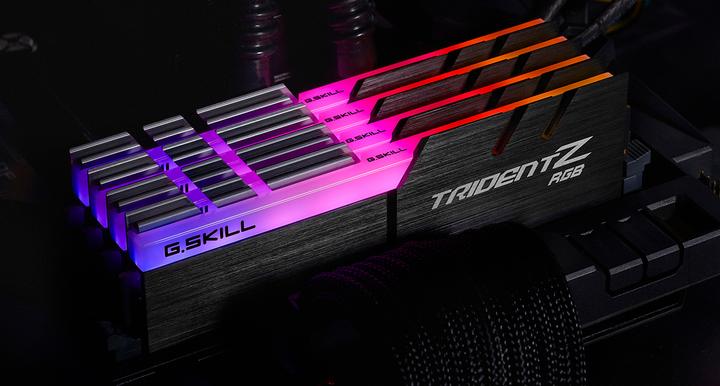 Actual product image G.Skill Trident Z RGB (4 x 8GB, 4000 MHz, DDR4-RAM, DIMM)