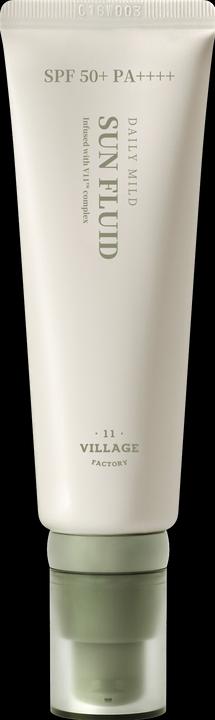 Village 11 Factory Daily mild sun fluid (Sonnencreme, SPF 50+)