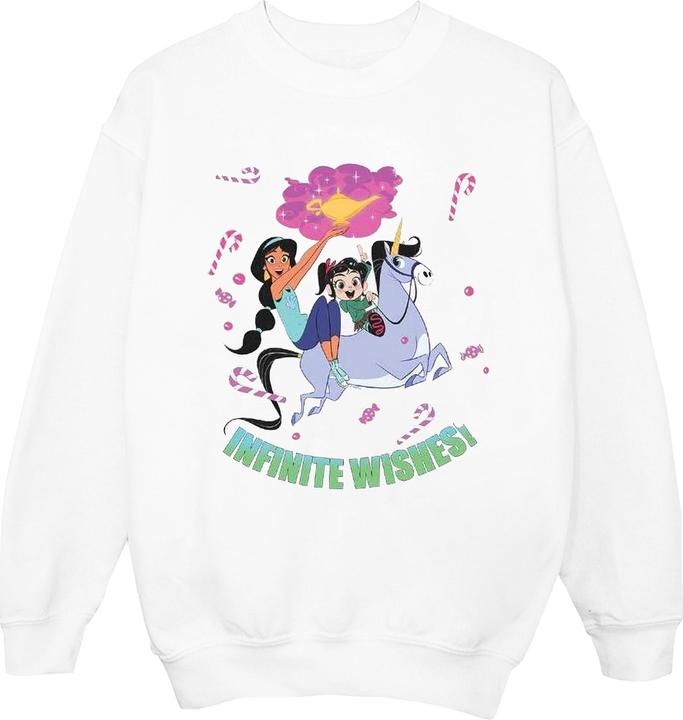 Immagine prodotto Disney Wreck It Ralph Jasmine And Vanellope Felpa Ragazze (140, 146)