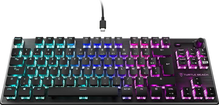 Actual product image Turtle Beach Vulcan TKL AIMO gaming keyboard, Red Switch (DE, Cable)
