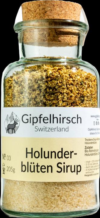Image du produit Gipfelhirsch Sirop de fleurs de sureau (205 g)